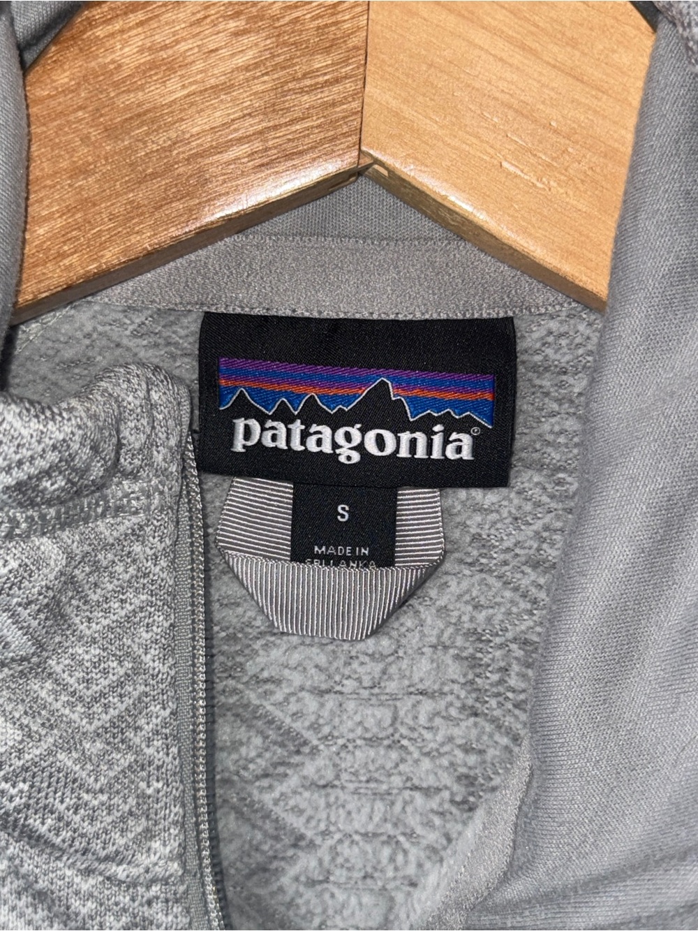Patagonia Better Sweater 1/4 Zip Fleece Pullover Nordic Geometric Gray Womens S - Picture 3 of 10